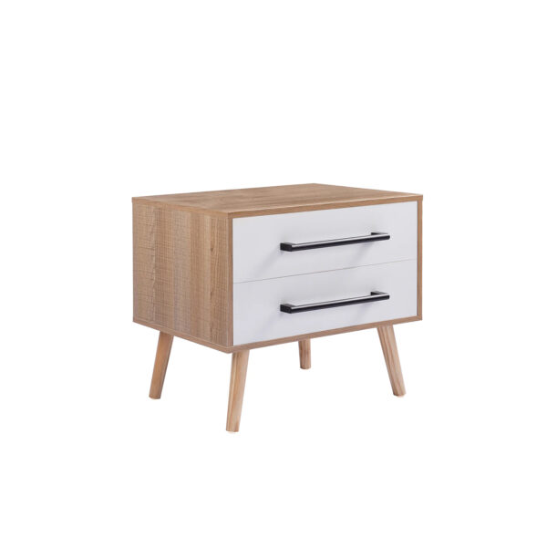 Bedside table with storage drawers