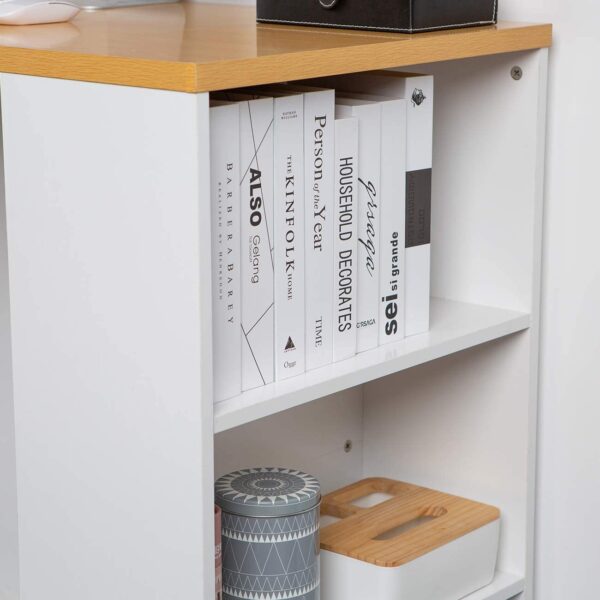 Three-layer office desk storage table 6